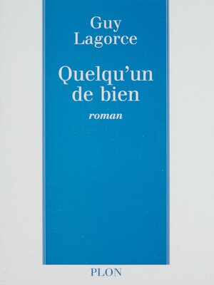 cover image of Quelqu'un de bien
